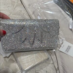 Elegant Silver Clutch Bag